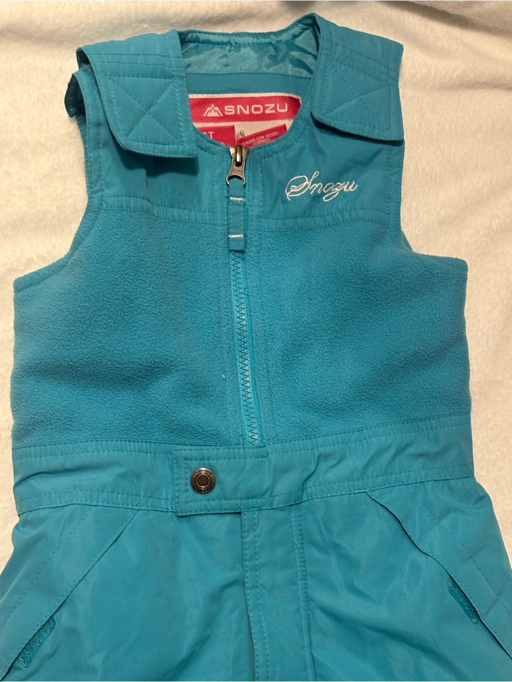 Snozu Teal Snow One-Piece Overalls